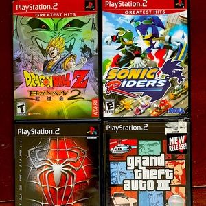 4 games for PS2